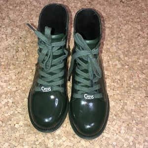 Green rain boots by Circus by Sam Edelman
